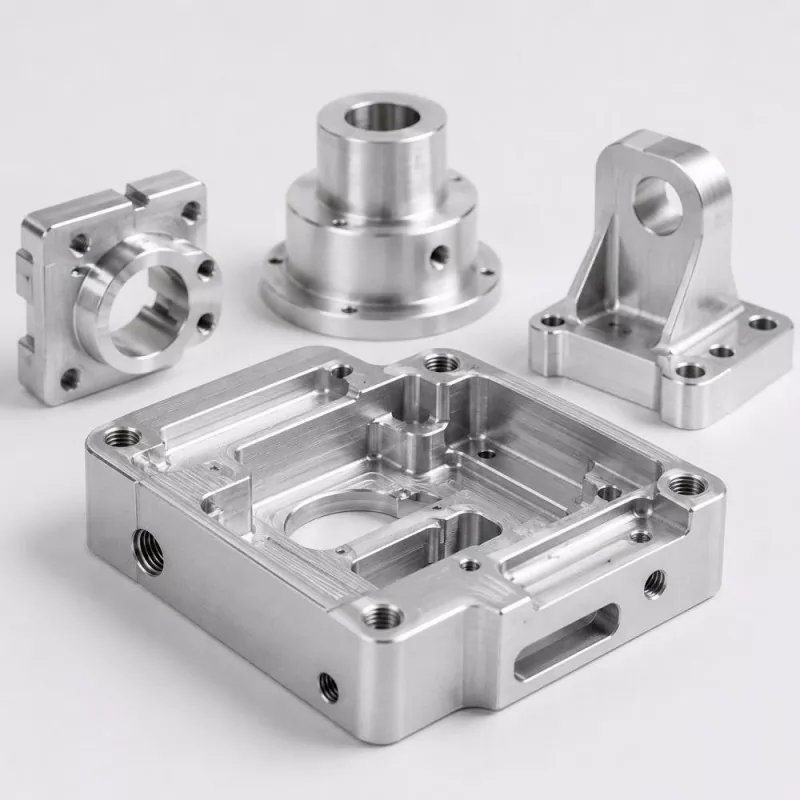 CNC-gefreesd aluminium onderdeel